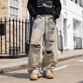 Main product image of men's baggy distressed jeans