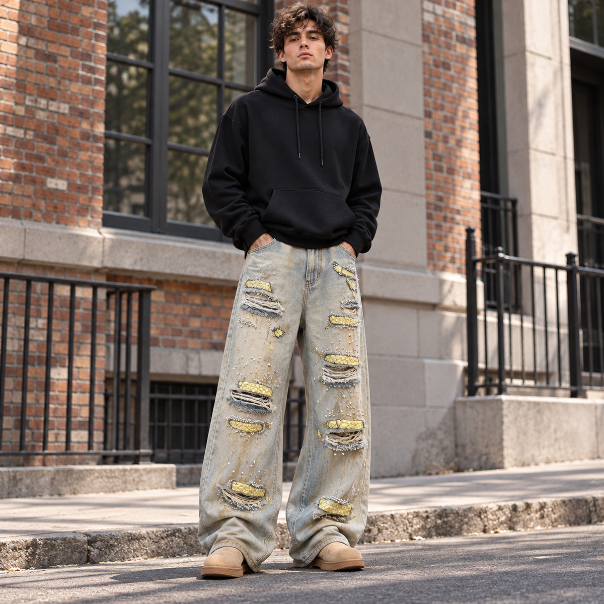 Front streetwear styling of style 826009