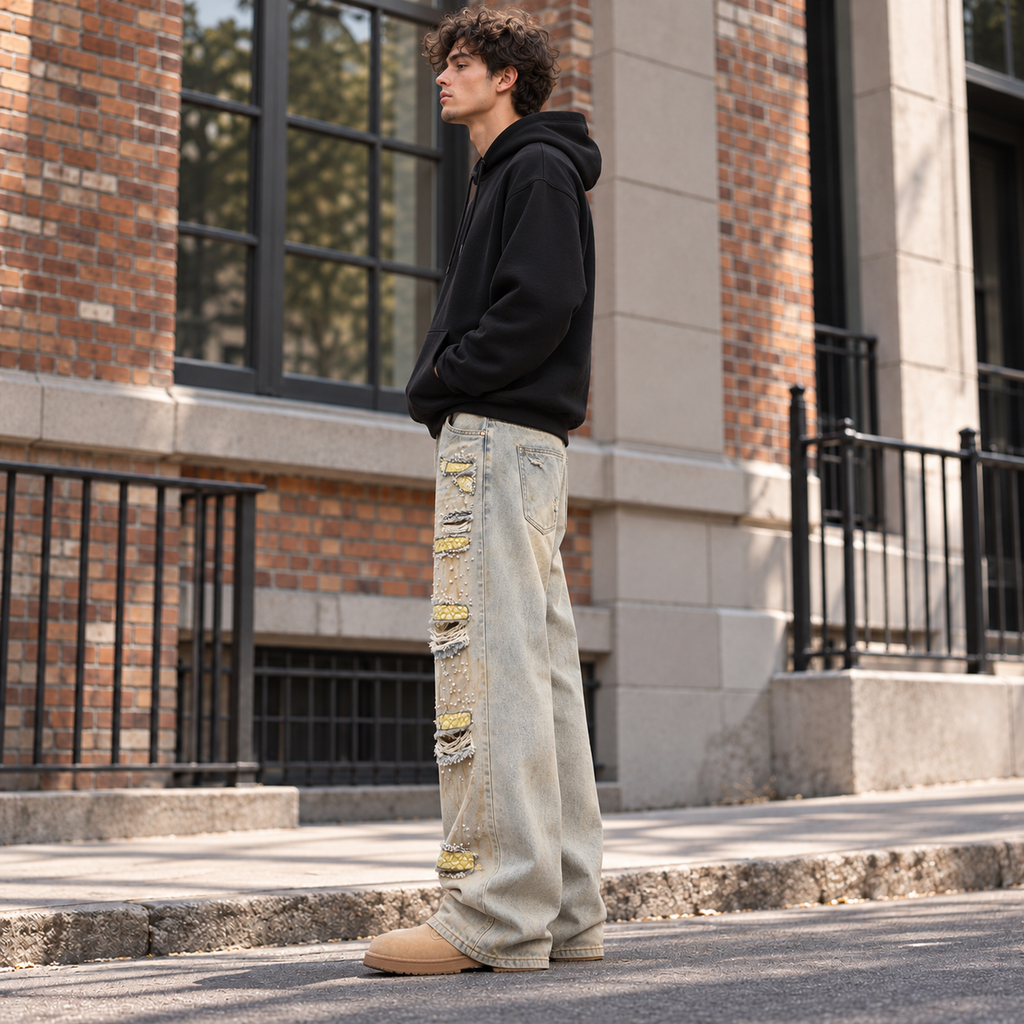 Side streetwear styling of style 826009