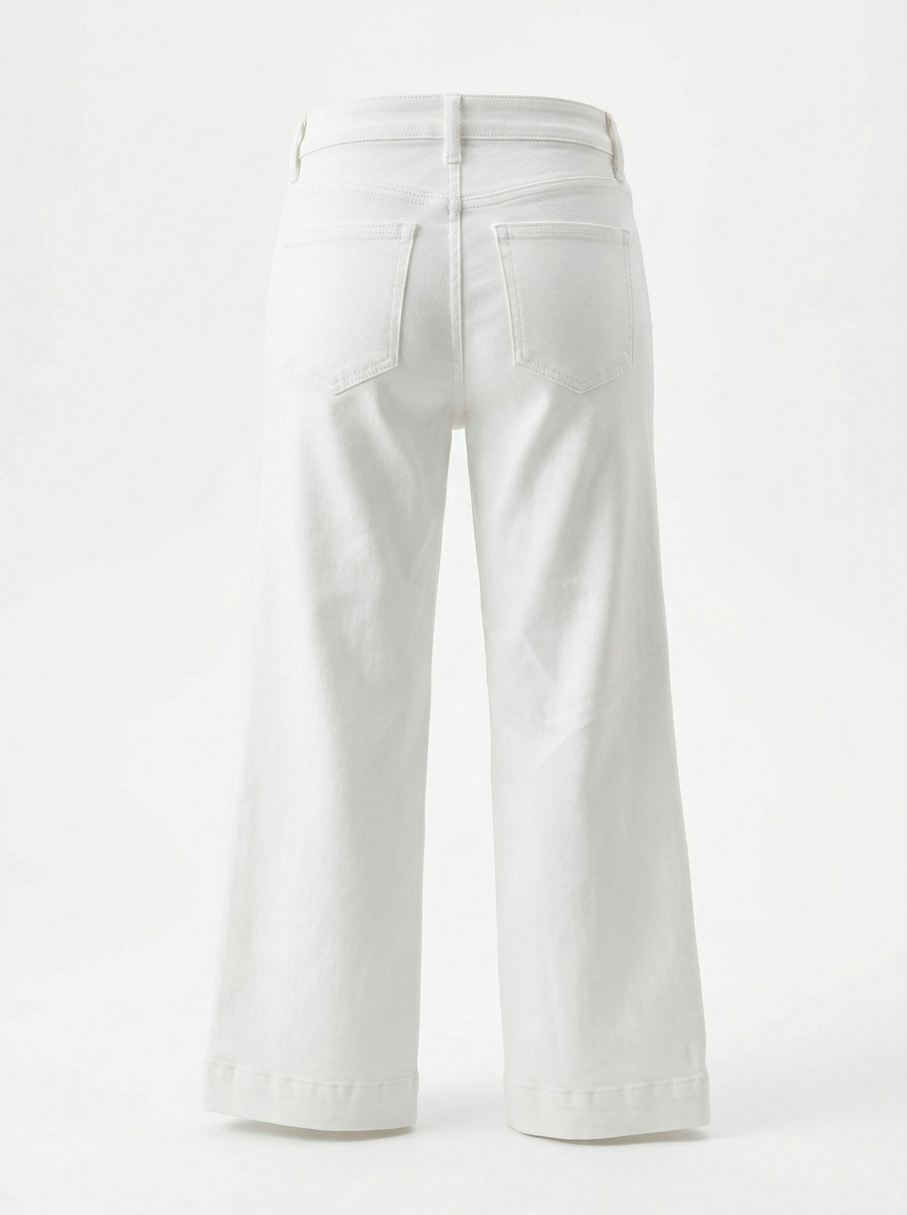 Women's High Waist Flare Jeans - 3 Colors: White, Dark Blue, Medium Blue